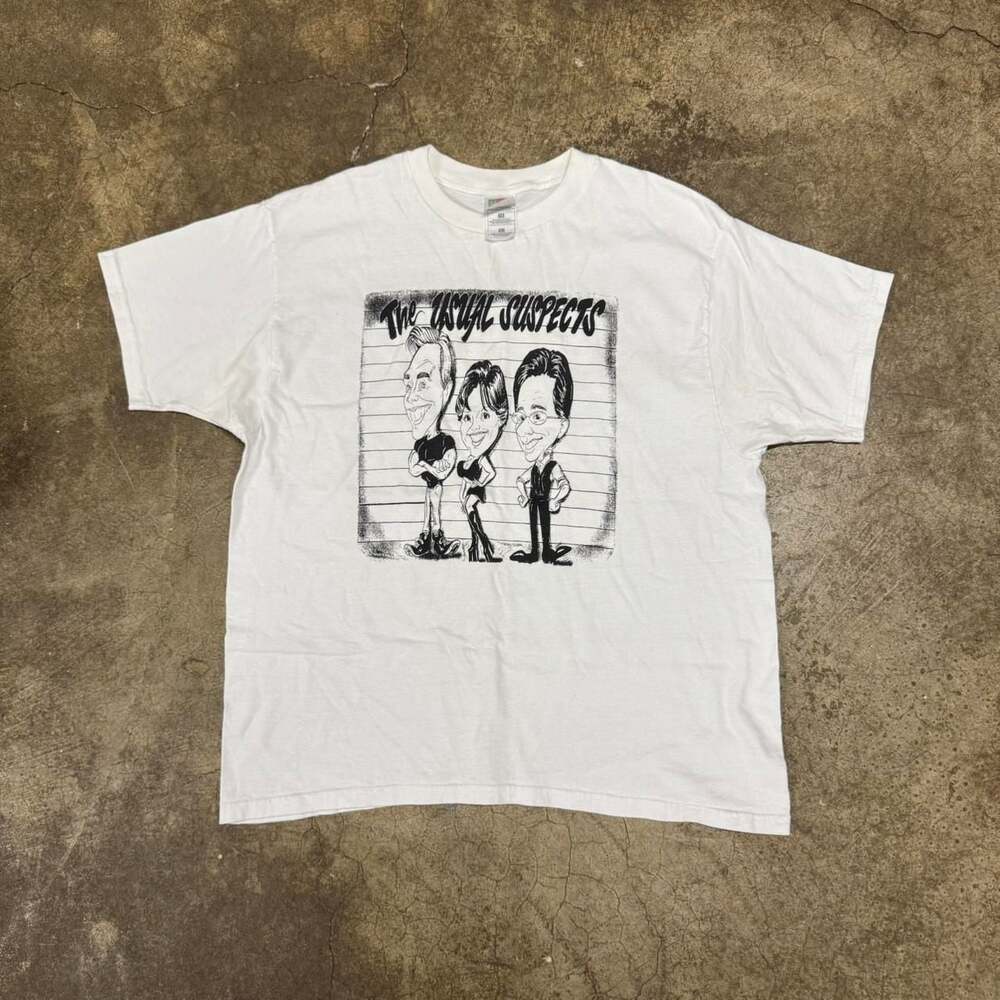 Fruit of the Loom The Usual Suspects Las Vegas Big Head Graphic Tee